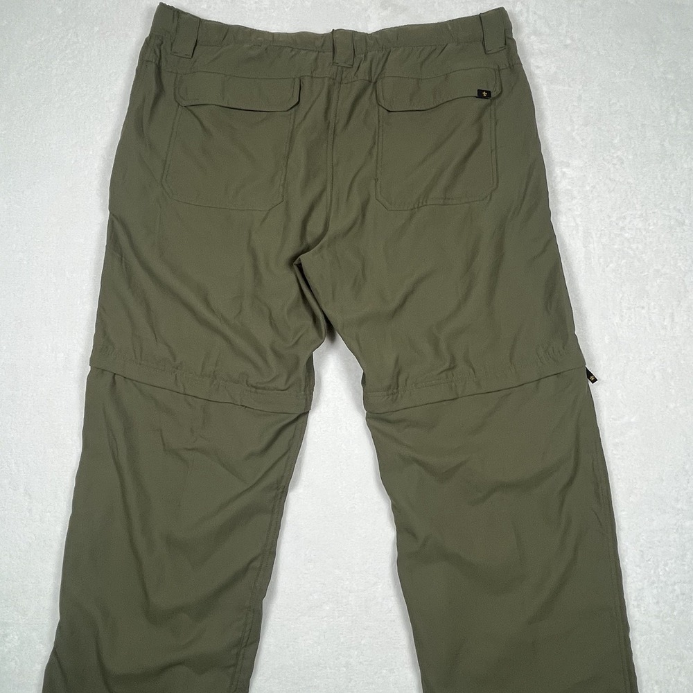 Boy Scouts Of America Pants XL Green Switchback Convertible Cargo Belt Unhemmed - Picture 6 of 11